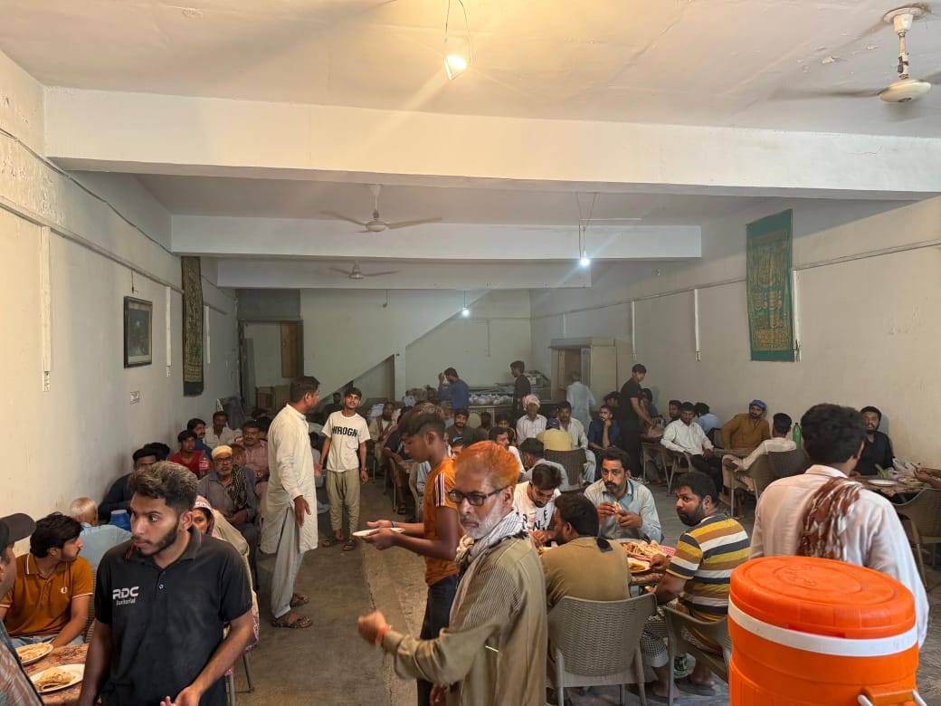 Volunteers preparing a mutual-aid delivery for local families